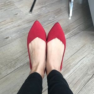 Rothy's The Point - Chili Red Size 6